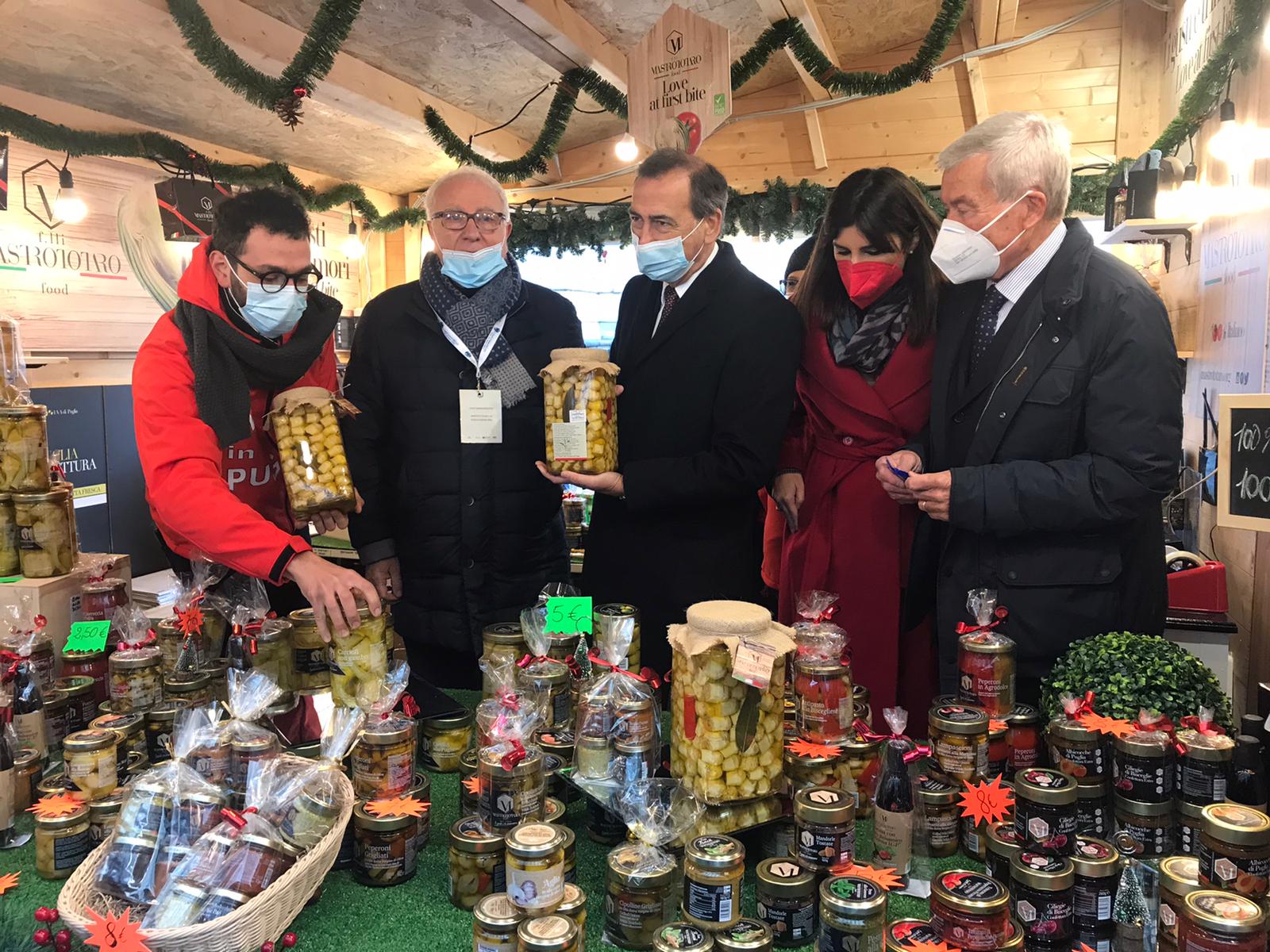 La Puglia protagonista al mercatino di Natale in Piazza Duomo a Milano : C’è anche la Mastrototaro Food di Bisceglie