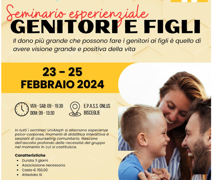 Mauro Scardovelli a Bisceglie con un seminario di 3 giorni – Occasione Imperdibile