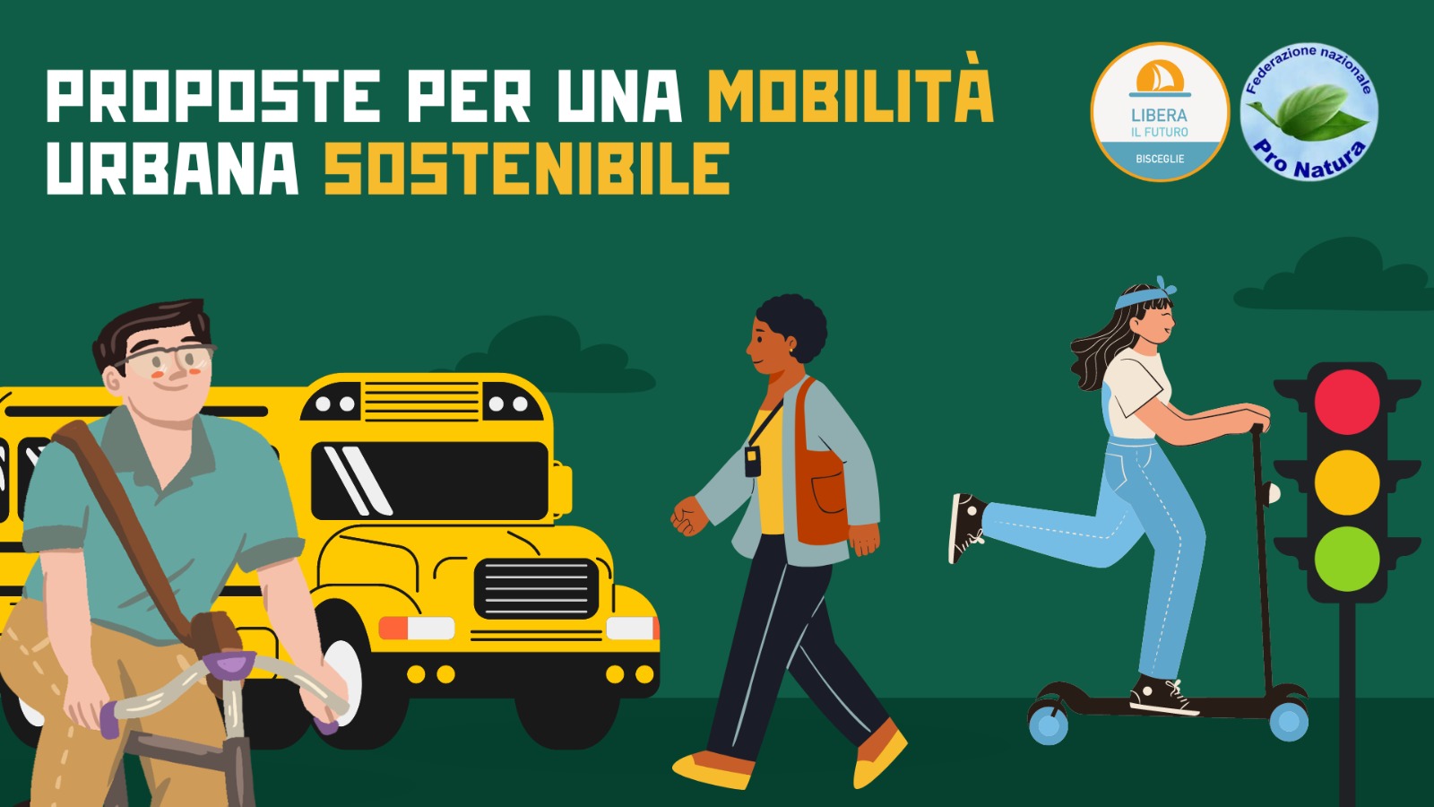 Osservazioni Pums, Libera il Futuro e Pro Natura: Park&ride, nuove aree pedonali, strade scolastiche, pedibus e polveri sottili
