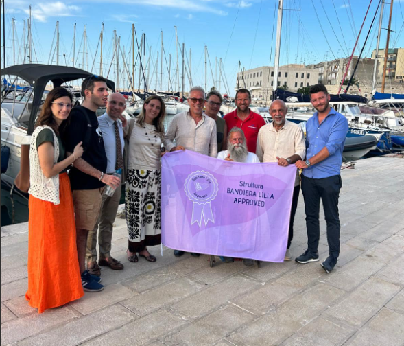 Il Porto Turistico di Bisceglie ottiene la Bandiera Lilla per il secondo anno consecutivo