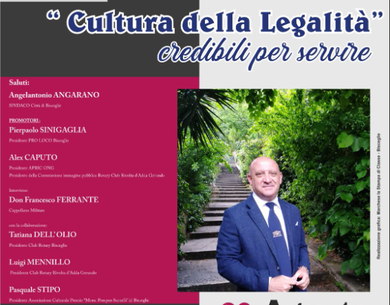 “La cultura della legalità”, la Pro Loco ospita il professor Nicolò Mannino  