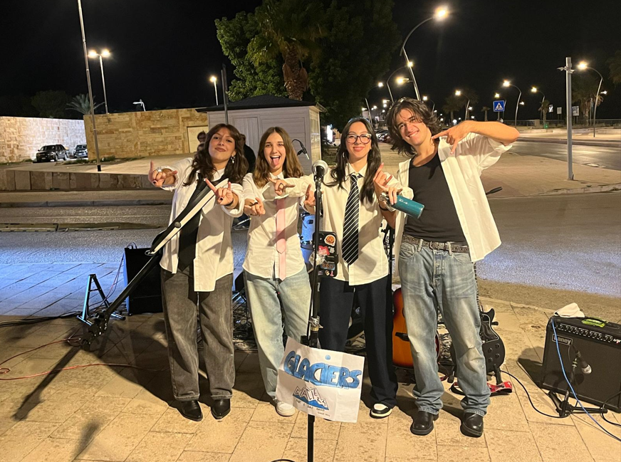 Debutto live per la giovane band “the glaciers”