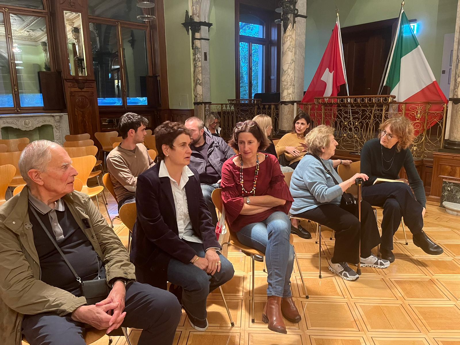 Simonetta Gola Strada e Paolo Farina, insieme a Zurigo, in nome di Gino Strada