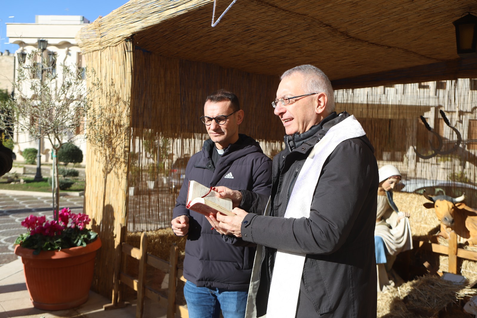 Universo Salute Bisceglie, inaugurato il Presepe sul Sagrato del Tempio di San Giuseppe
