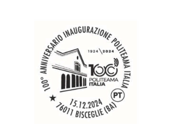 Politeama Italia di Bisceglie, ecco l’annullo filatelico disponibile il 15 dicembre