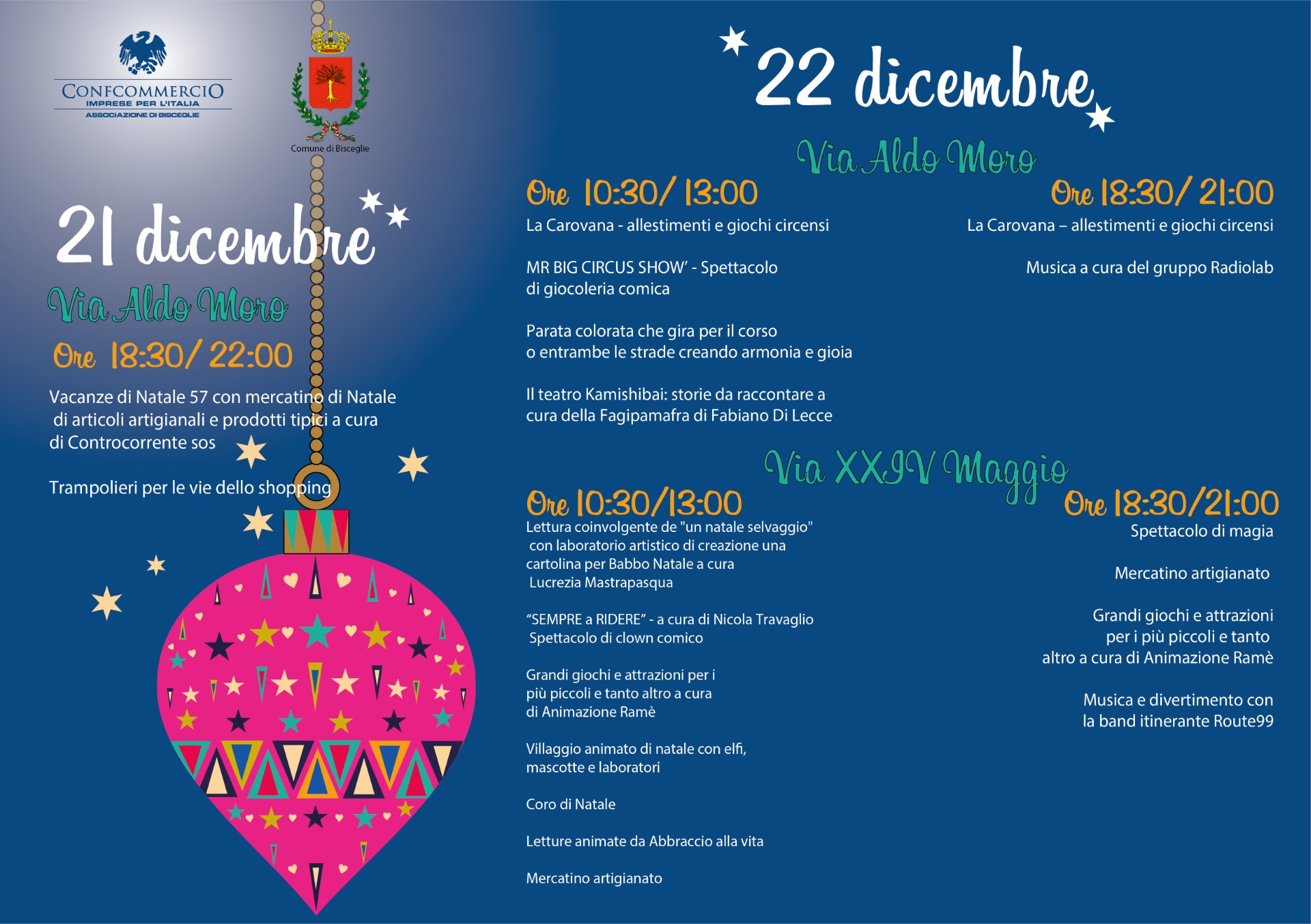 Natale a colori 2024, ancora tanti appuntamenti fino a domenica 22 dicembre