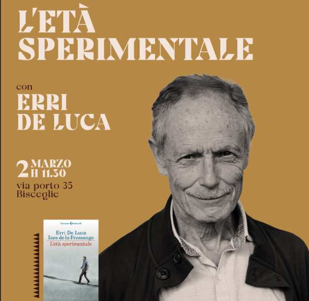Erri De Luca super ospite di marzo alle Vecchie Segherie Mastrototaro