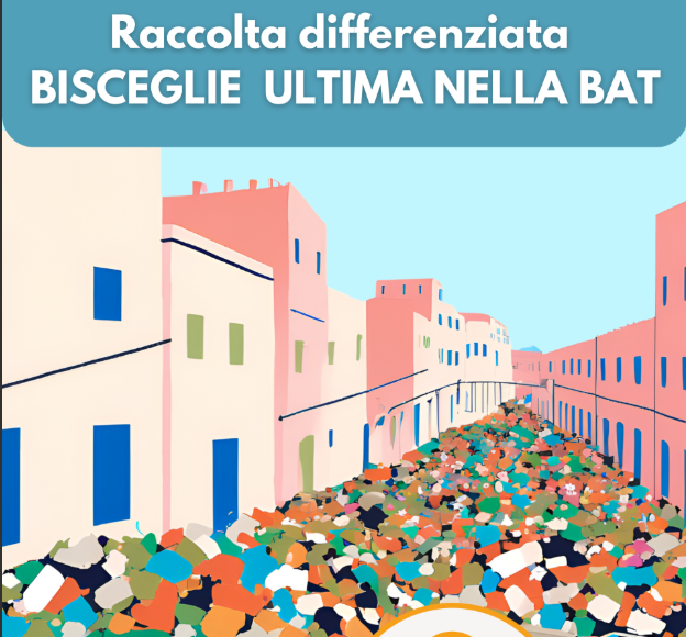 Differenziata 2024, Libera il Futuro: «Bisceglie ultima nella Bat. Che fine ha fatto il confronto sulla nuova gara?»