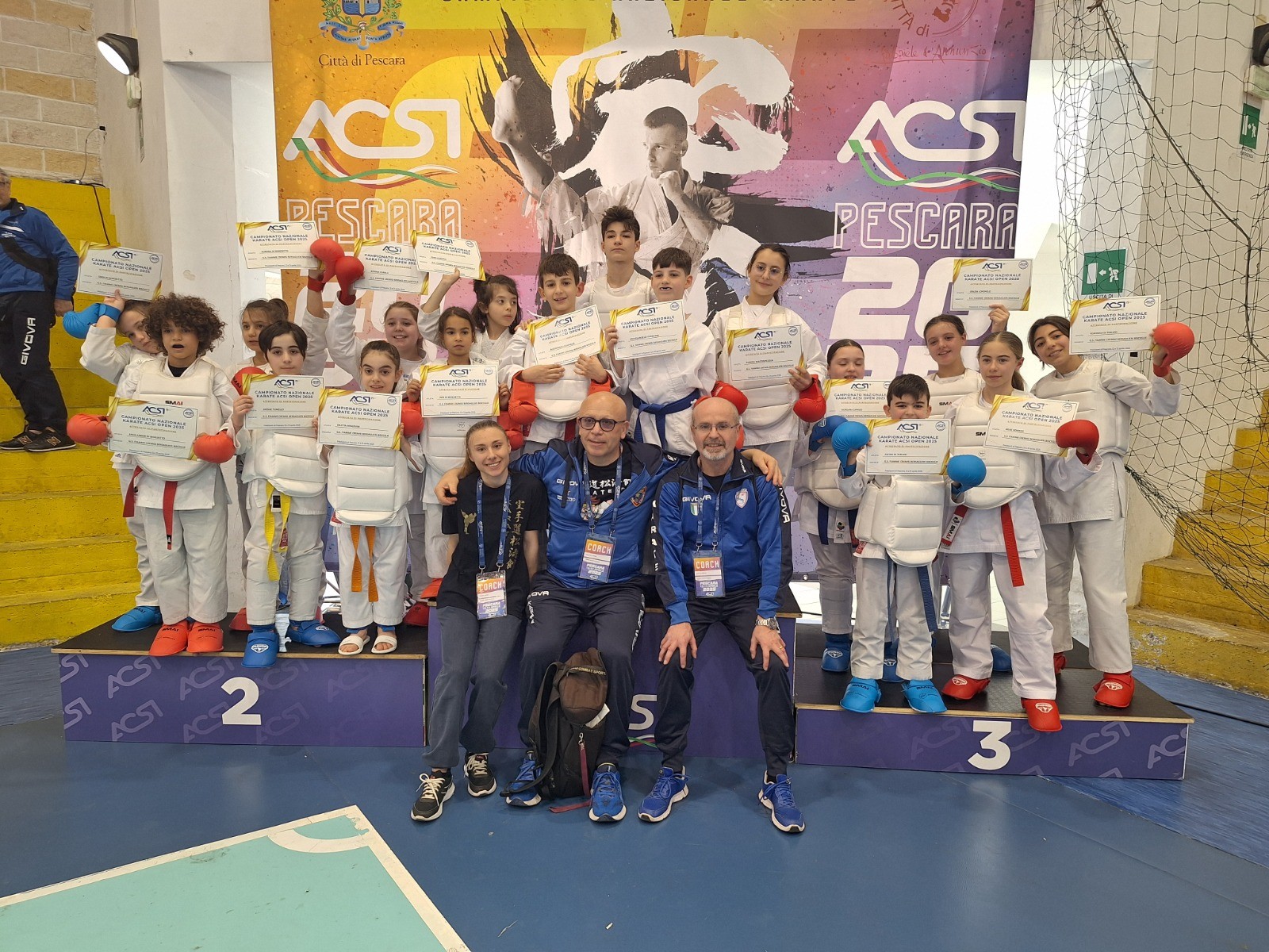 Ricco bottino per i 24 karateka Bersaglieri Biscegliesi 